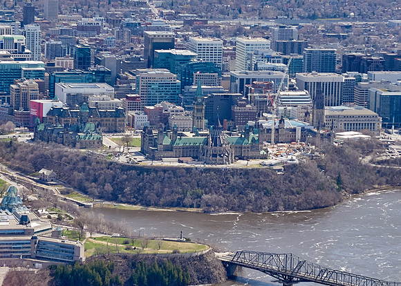 Ottawa view from a Biplane