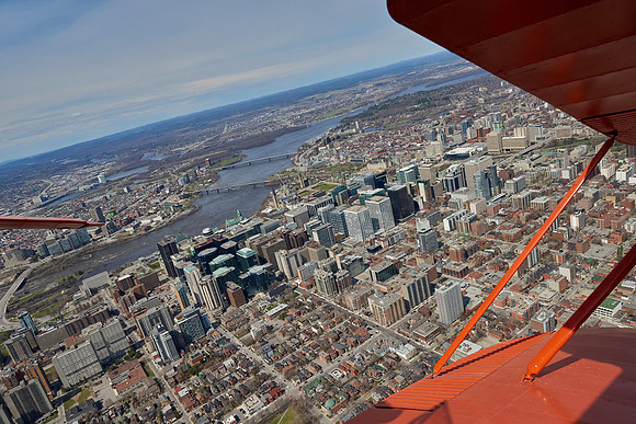 Ottawa view from a Biplane