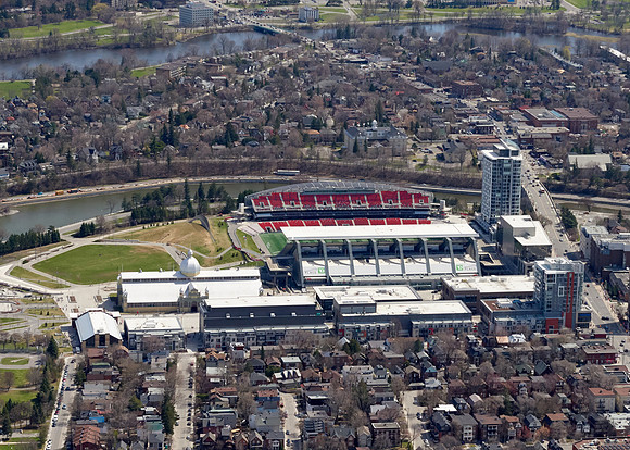 Ottawa view from a Biplane